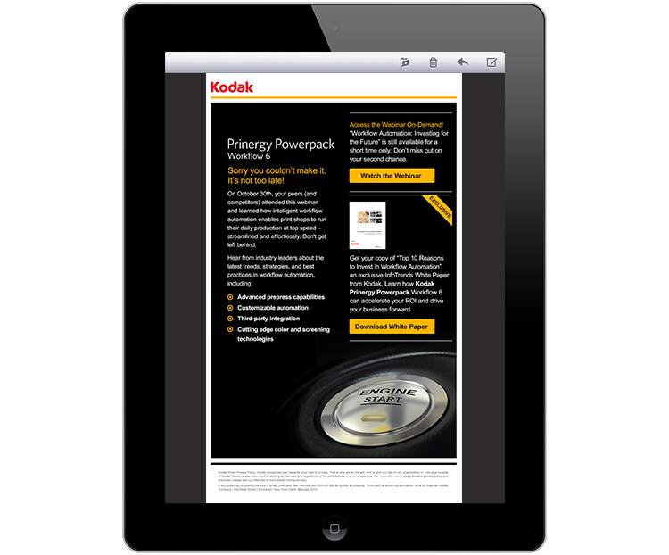 Kodak - web banner (iPad)