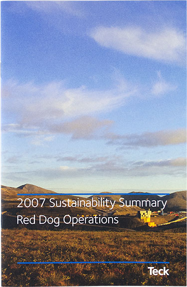 Teck - sustainability report (cover)
